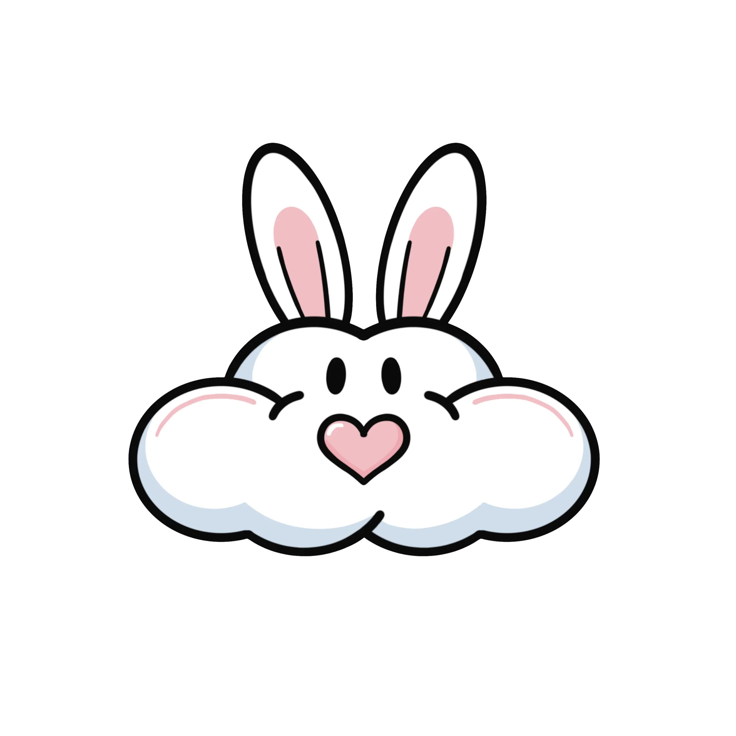 Touching Clouds rabbit logo